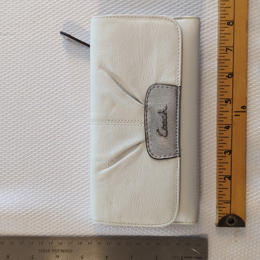 Coach Ashley Checkbook Wallet NWT